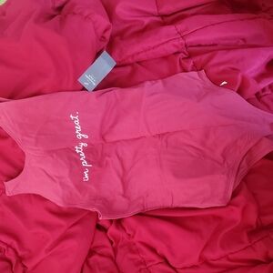 Abercrombie & Fitch Red Tank Top